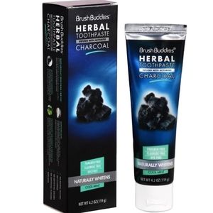 Brush Buddies Herbal Toothpaste Activated Charcoal